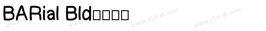 BARial Bld字体转换